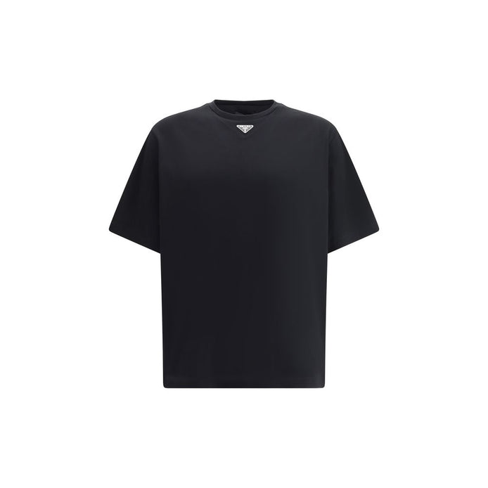 Prada Black Cotton T-Shirt Prada