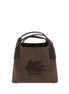 Etro Brown Fabric Handbag Etro