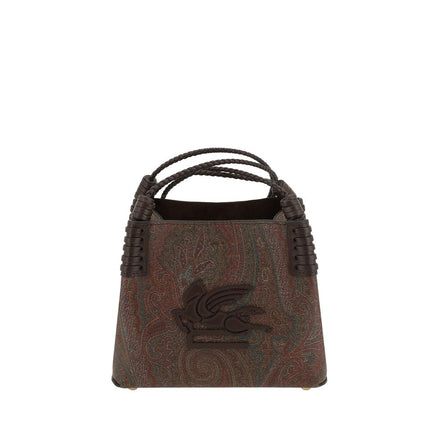 Etro Brown Fabric Handbag Etro