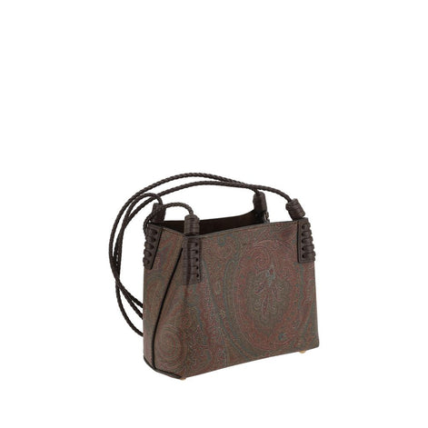 Etro Brown Fabric Handbag Etro