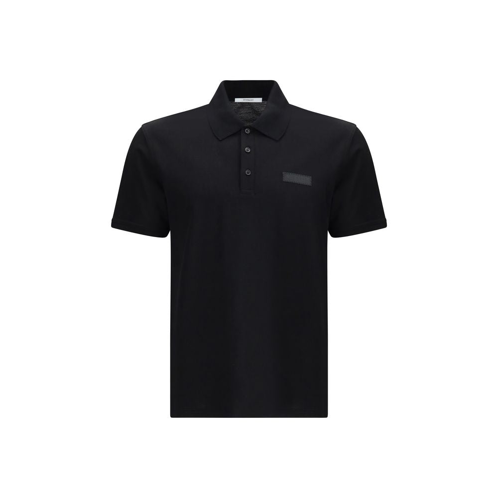 Givenchy Black Cotton Polo Shirt Givenchy
