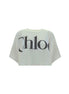 Chloé White Cotton T-Shirt Chloé