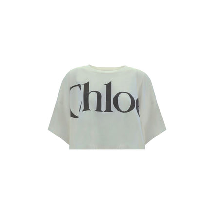 Chloé White Cotton T-Shirt Chloé