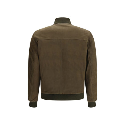 Valstar Brown Calf Leather Bos Taurus Bomber Valstar