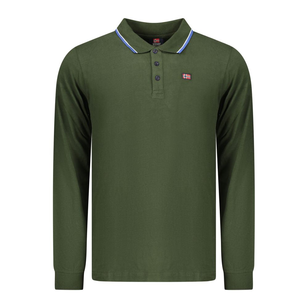 Norway 1963 Green Cotton Men Polo Shirt Norway 1963