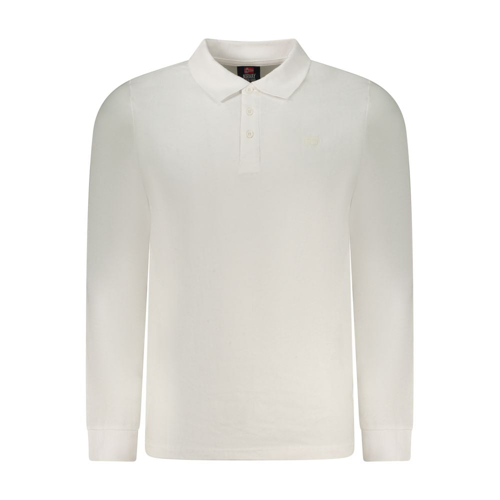 Norway 1963 White Cotton Men Polo Shirt Norway 1963