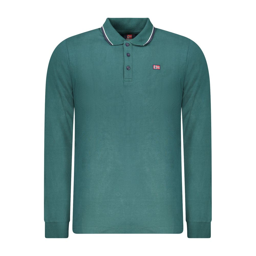 Norway 1963 Green Cotton Men Polo Shirt Norway 1963