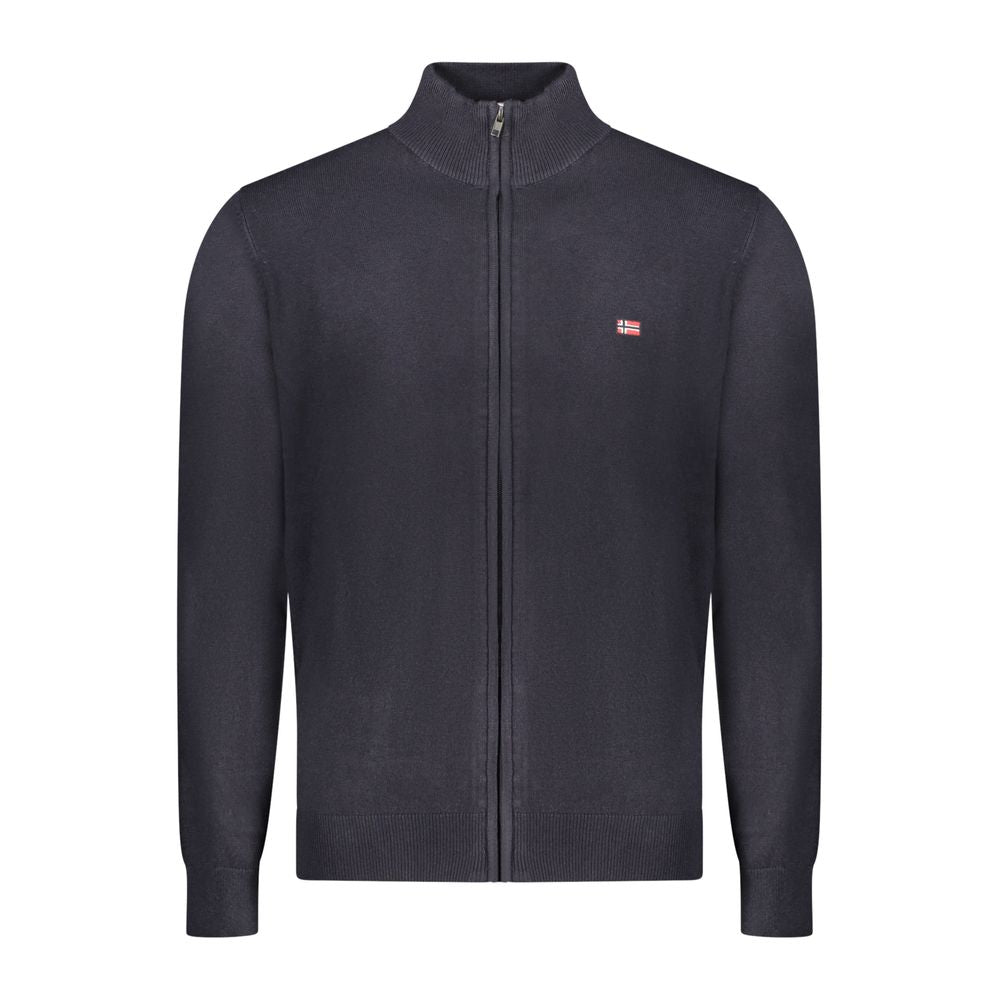 Norway 1963 Blue Polyester Men Cardigan Norway 1963