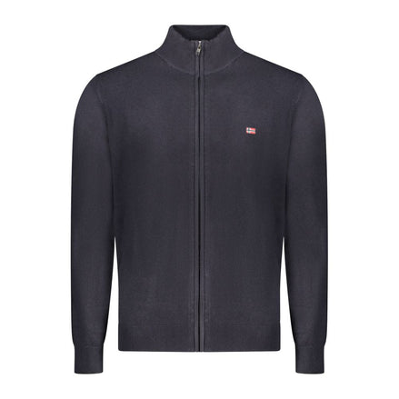 Norway 1963 Blue Polyester Men Cardigan Norway 1963