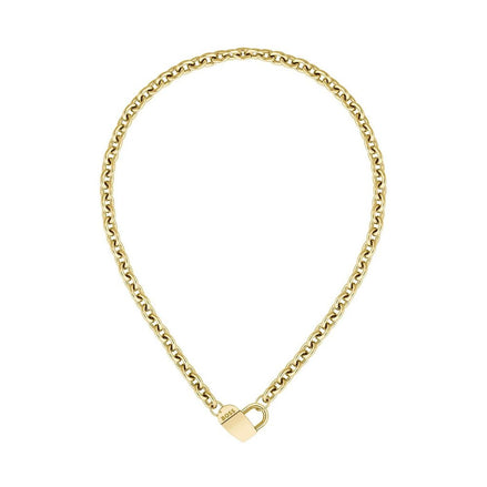 Hugo Boss Gold Stainless Steel Necklace Hugo Boss