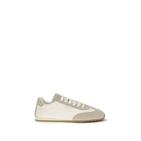 Prada Cream Lamb Ovis Aries Aries Low Top Sneakers Prada