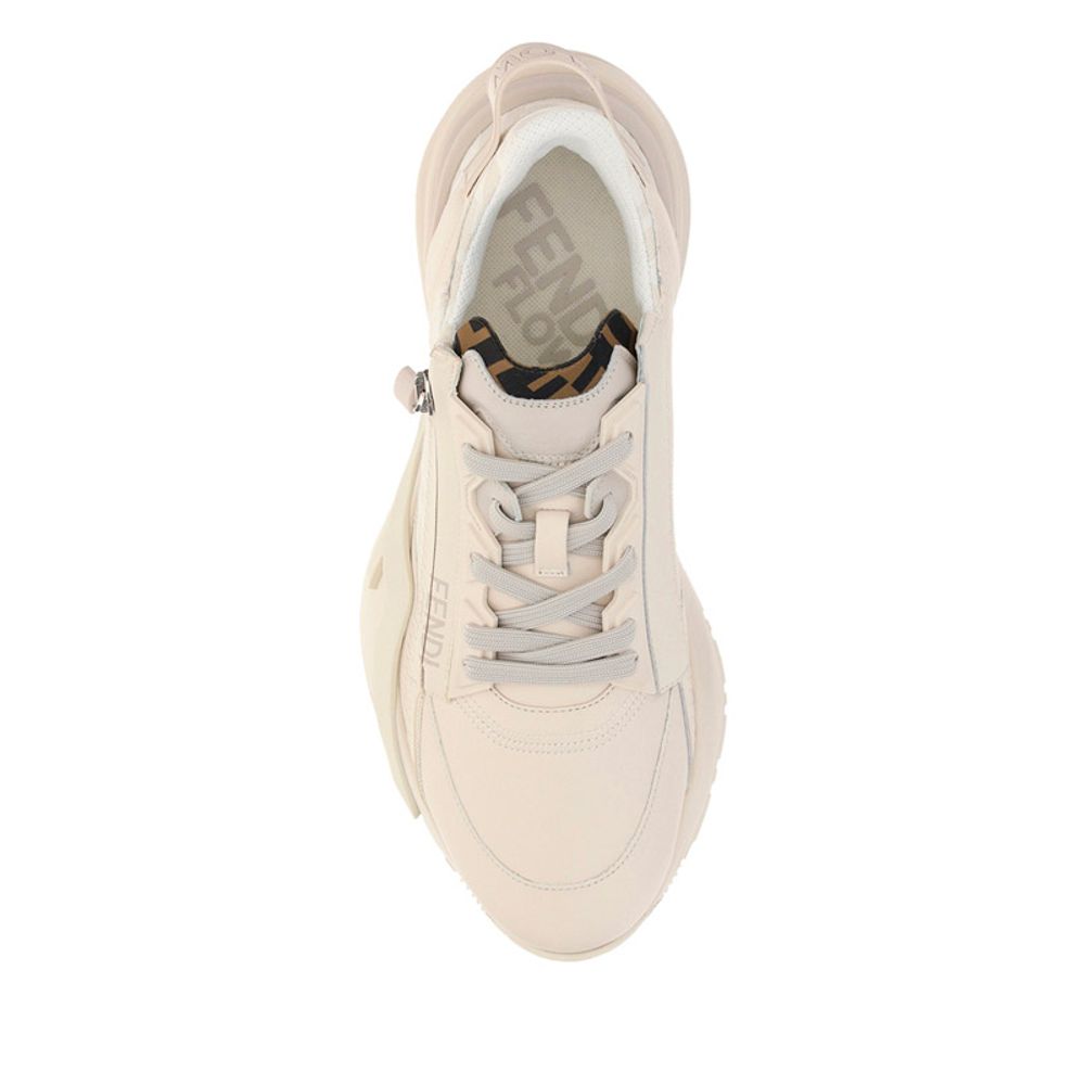 Fendi Cream Rubber Athletic Sneakers Fendi