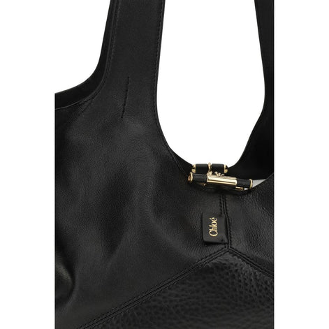 Chloé Black Calf Leather Bos Taurus Shoulder Bag Chloé