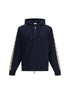 Burberry Blue Cotton Sweatshirt Burberry