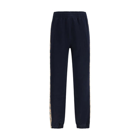 Burberry Blue Cotton Joggers (Workout Pants) Burberry