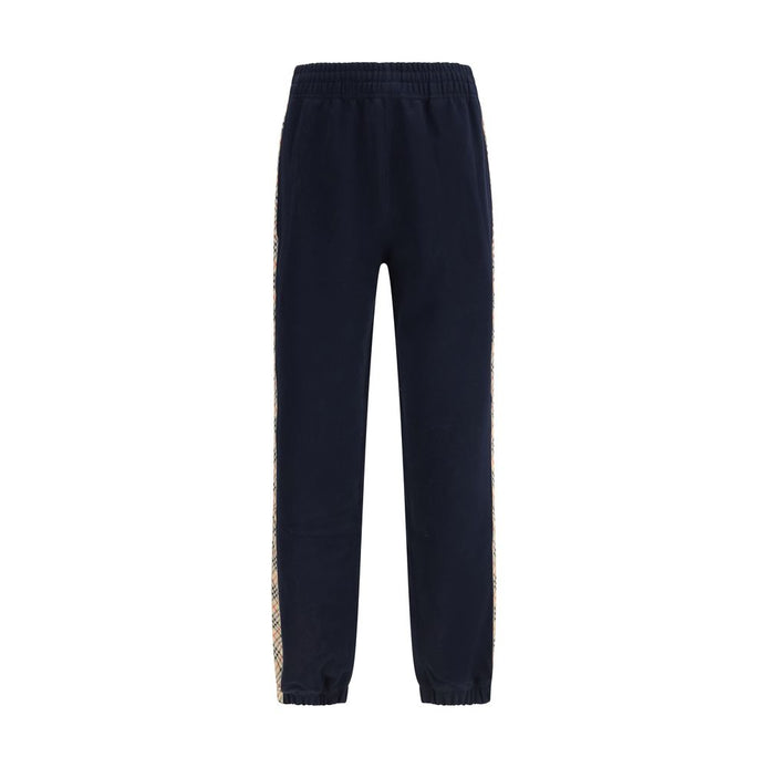 Burberry Blue Cotton Joggers (Workout Pants) Burberry
