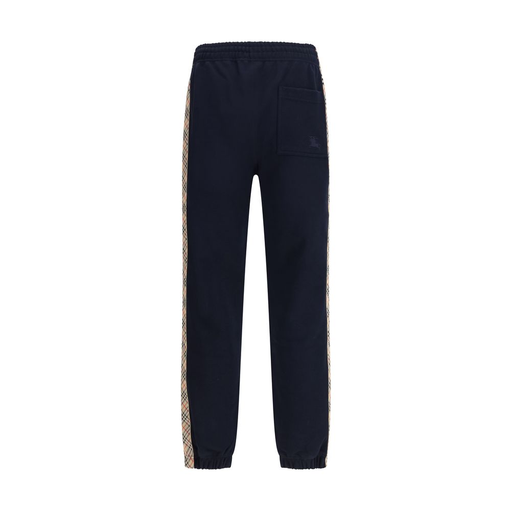 Burberry Blue Cotton Joggers (Workout Pants) Burberry