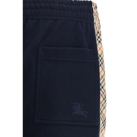 Burberry Blue Cotton Joggers (Workout Pants) Burberry