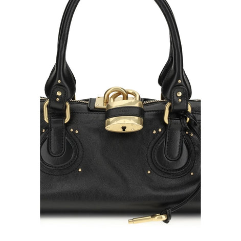 Chloé Black Calf Leather Bos Taurus Shoulder Bag Chloé