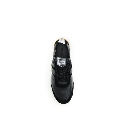 Chloé Black Goatskin Athletic Sneakers Chloé