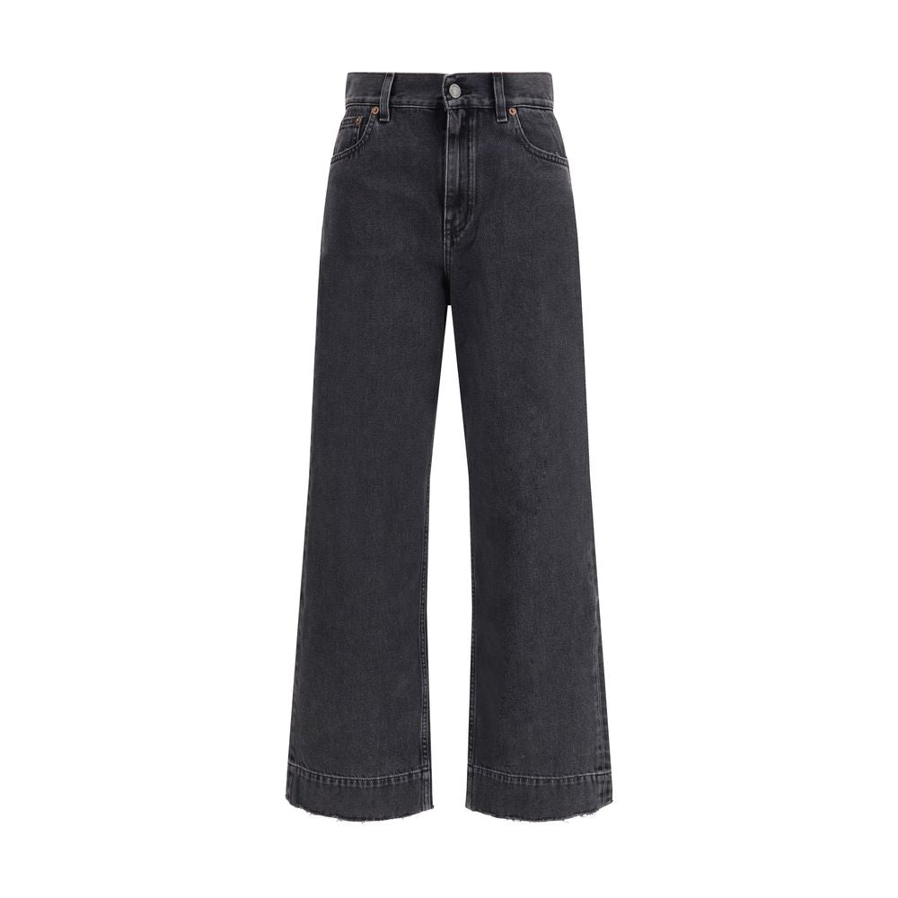 Chloé Black Cotton High-Waisted Jean Chloé
