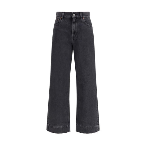 Chloé Black Cotton High-Waisted Jean Chloé