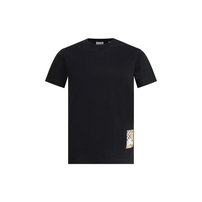 Burberry Black Cotton T-Shirt Burberry