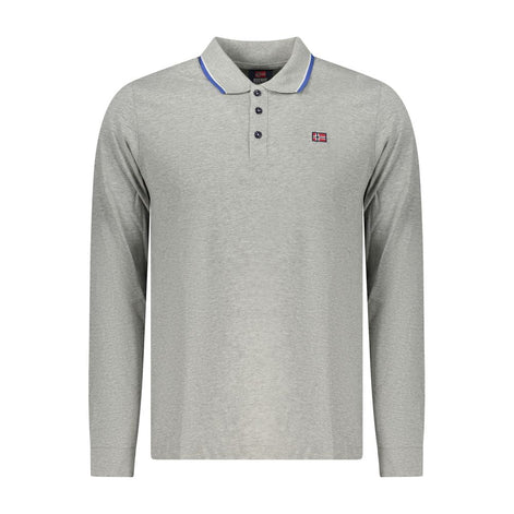Norway 1963 Grigio Cotton Men Polo Norway 1963