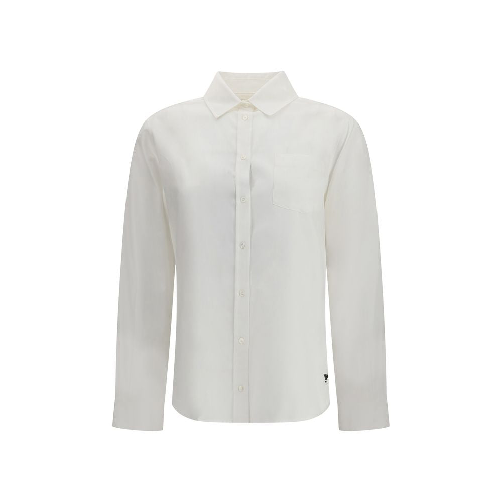 Max Mara White Cotton Dress Shirt Max Mara