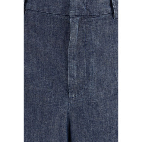 Jil Sander Blue Cotton Bermuda Shorts Jil Sander