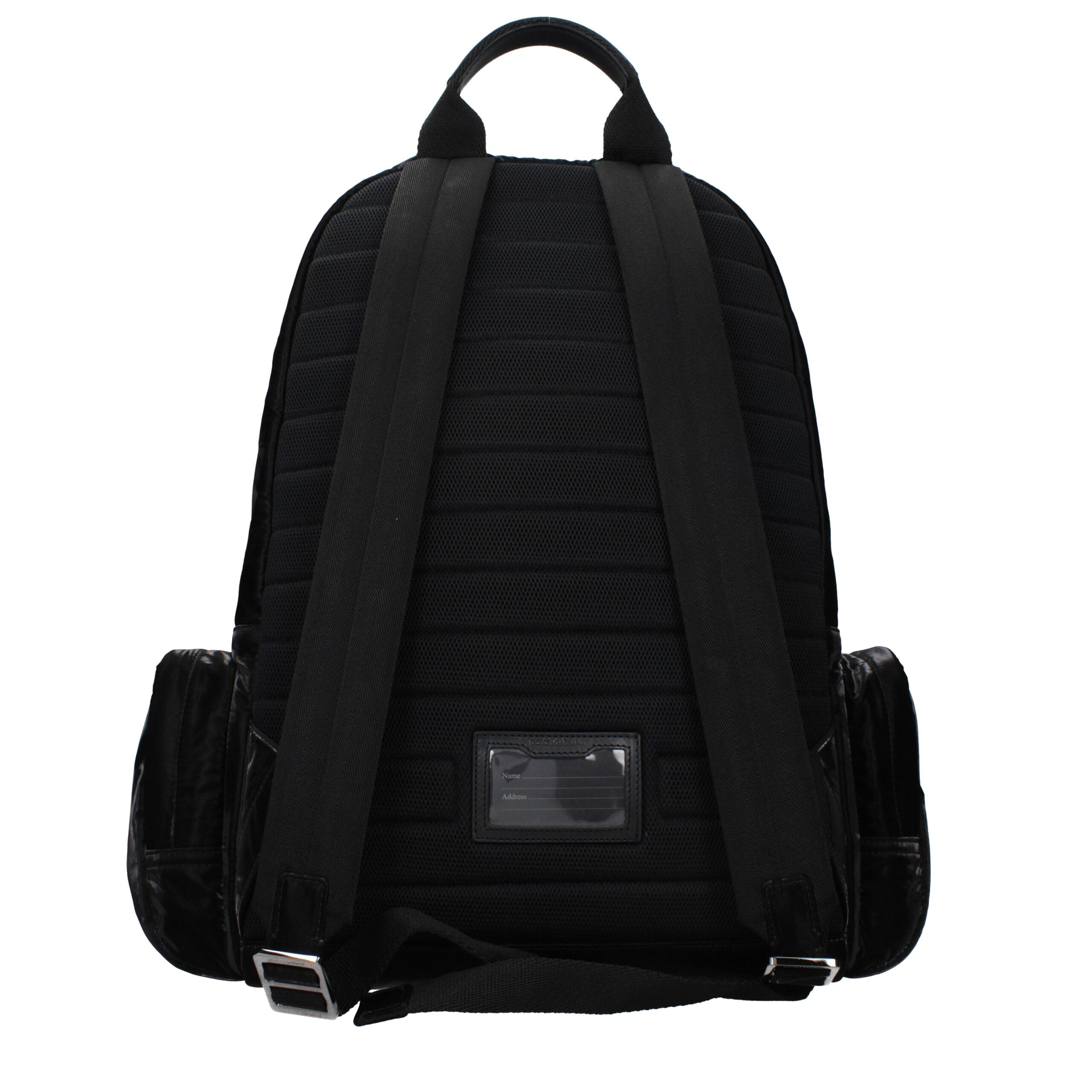 Dolce & Gabbana Black Nylon Backpack Dolce & Gabbana