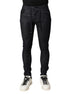 Dolce & Gabbana Black Cotton Stretch Skinny Denim Men Jeans Dolce & Gabbana