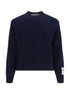 Golden Goose Blue Nylon Sweatshirt Golden Goose