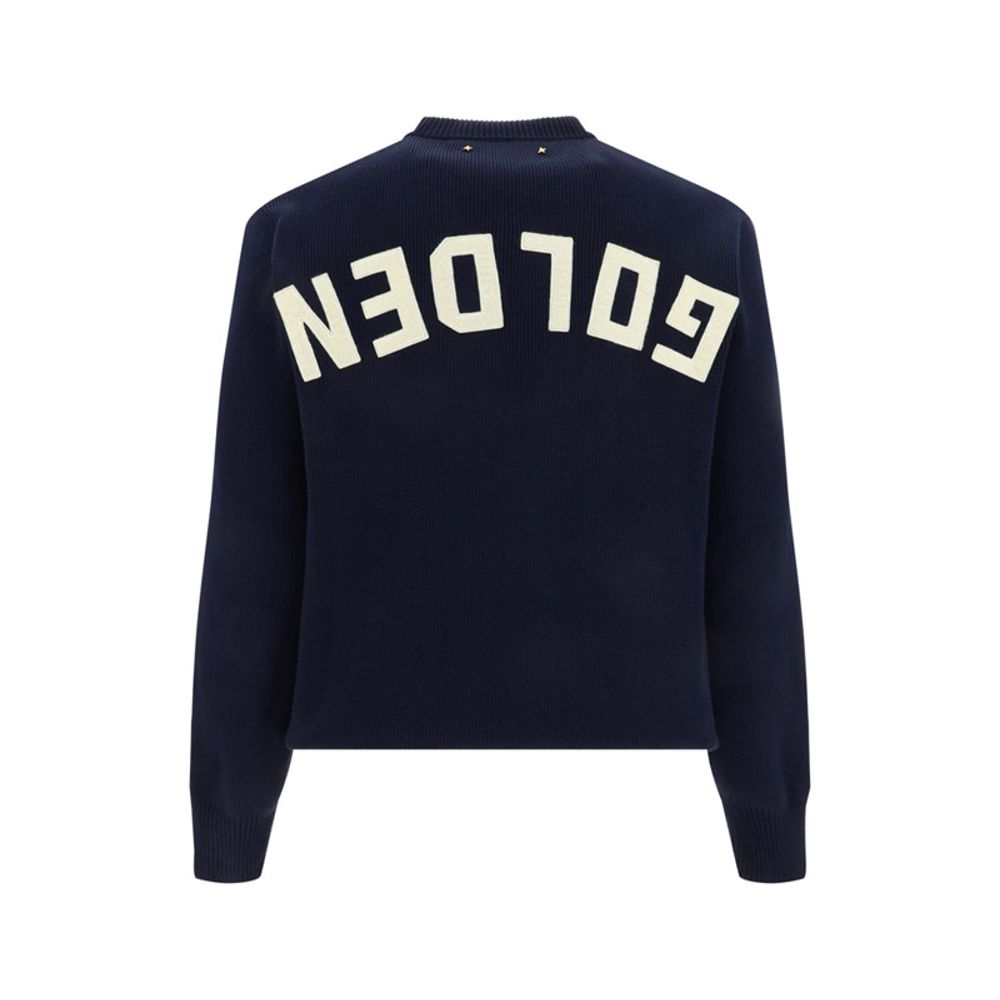 Golden Goose Blue Nylon Sweatshirt Golden Goose