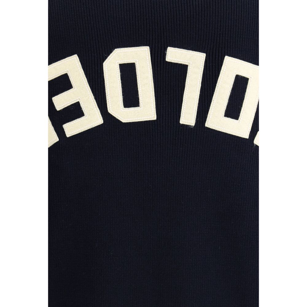 Golden Goose Blue Nylon Sweatshirt Golden Goose