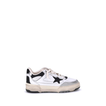 Golden Goose White Calf Leather Bos Taurus Chunky Sneakers Golden Goose