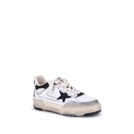 Golden Goose White Calf Leather Bos Taurus Chunky Sneakers Golden Goose