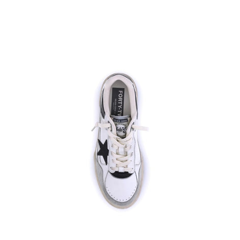 Golden Goose White Calf Leather Bos Taurus Chunky Sneakers Golden Goose