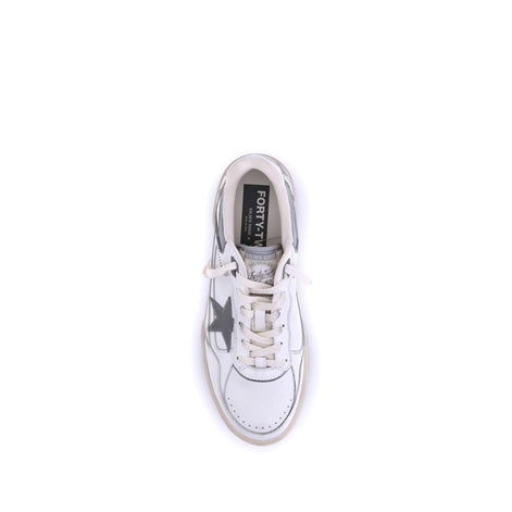 Golden Goose Gray Calf Leather Bos Taurus Chunky Sneakers Golden Goose