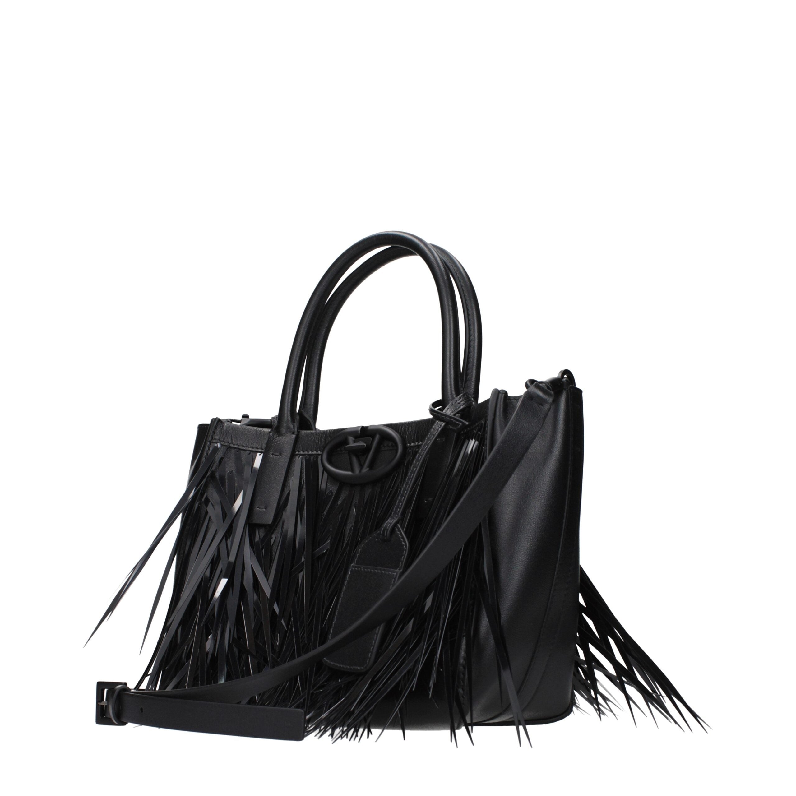 Valentino Garavani Black Leather Handbag Valentino Garavani