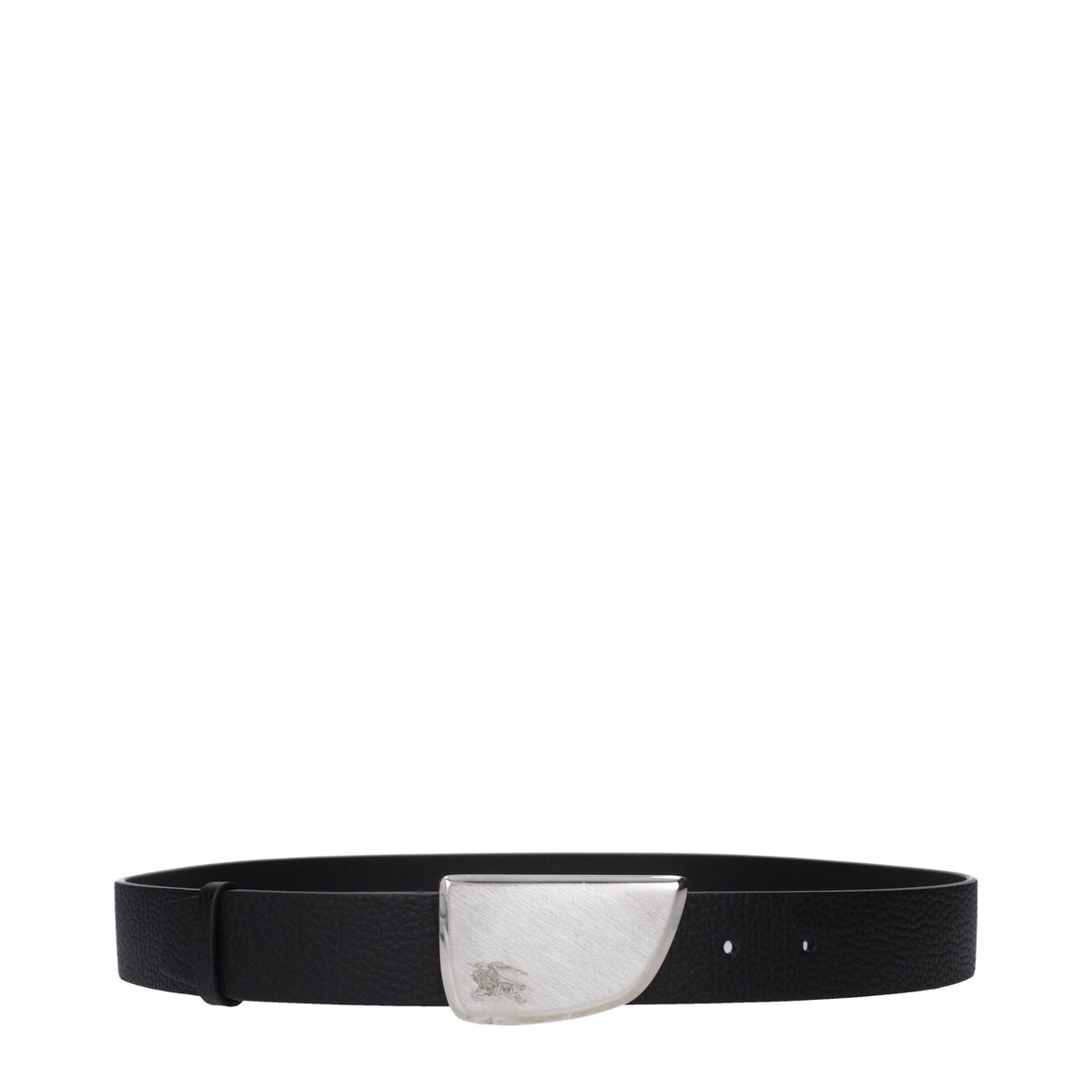 Burberry Black Leather Regular Belt Burberry