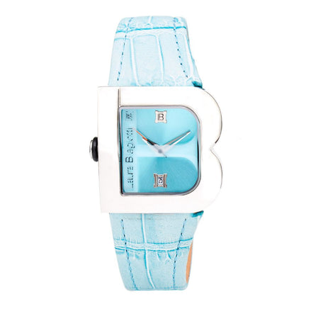 Laura Biagiotti Blue Leather Bracelet Watch Laura Biagiotti
