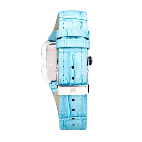 Laura Biagiotti Blue Leather Dress Watch Laura Biagiotti