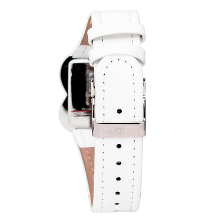 Laura Biagiotti White Leather Dress Watch Laura Biagiotti