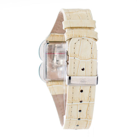 Laura Biagiotti Beige Stainless Steel Dress Watch Laura Biagiotti