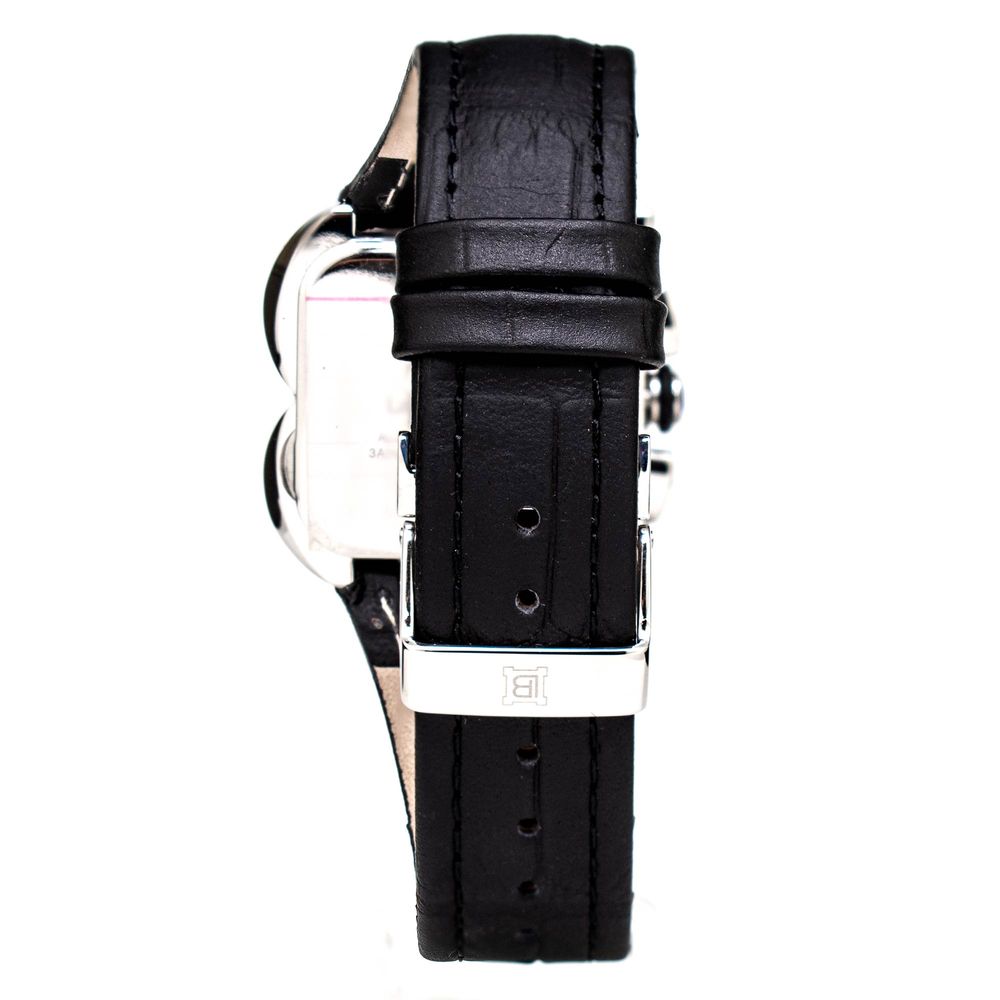 Laura Biagiotti Black Leather Dress Watch Laura Biagiotti