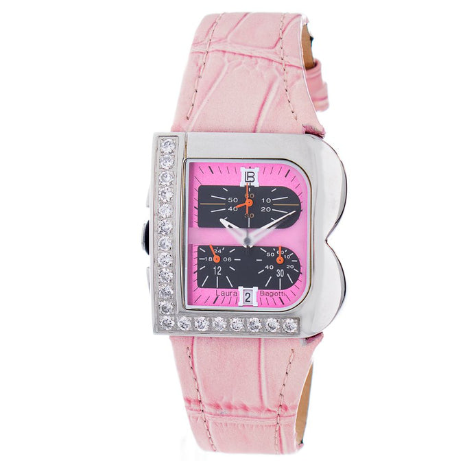 Laura Biagiotti Multicolor Leather Dress Watch Laura Biagiotti