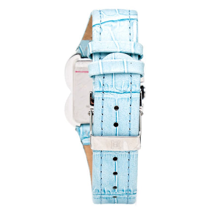 Laura Biagiotti Blue Leather Dress Watch Laura Biagiotti