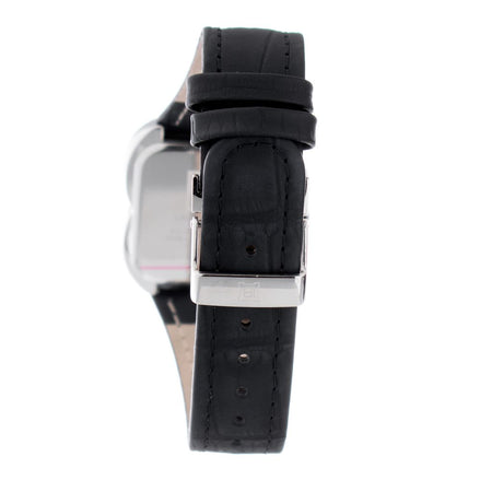 Laura Biagiotti Black Leather Dress Watch Laura Biagiotti