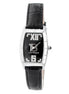 Laura Biagiotti Black Leather Dress Watch Laura Biagiotti